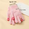 Comfortable and Cute Winter Gloves for Kids, Suitable for Boys and Girls Aged 7-12, Cold Weather Gear, Kids Outdoor Activities, Playful Design