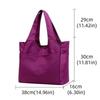 Large Capacity Nylon Shoulder Bag Oxford Cloth Handbag Portable Underarm Tote Bag  Travel