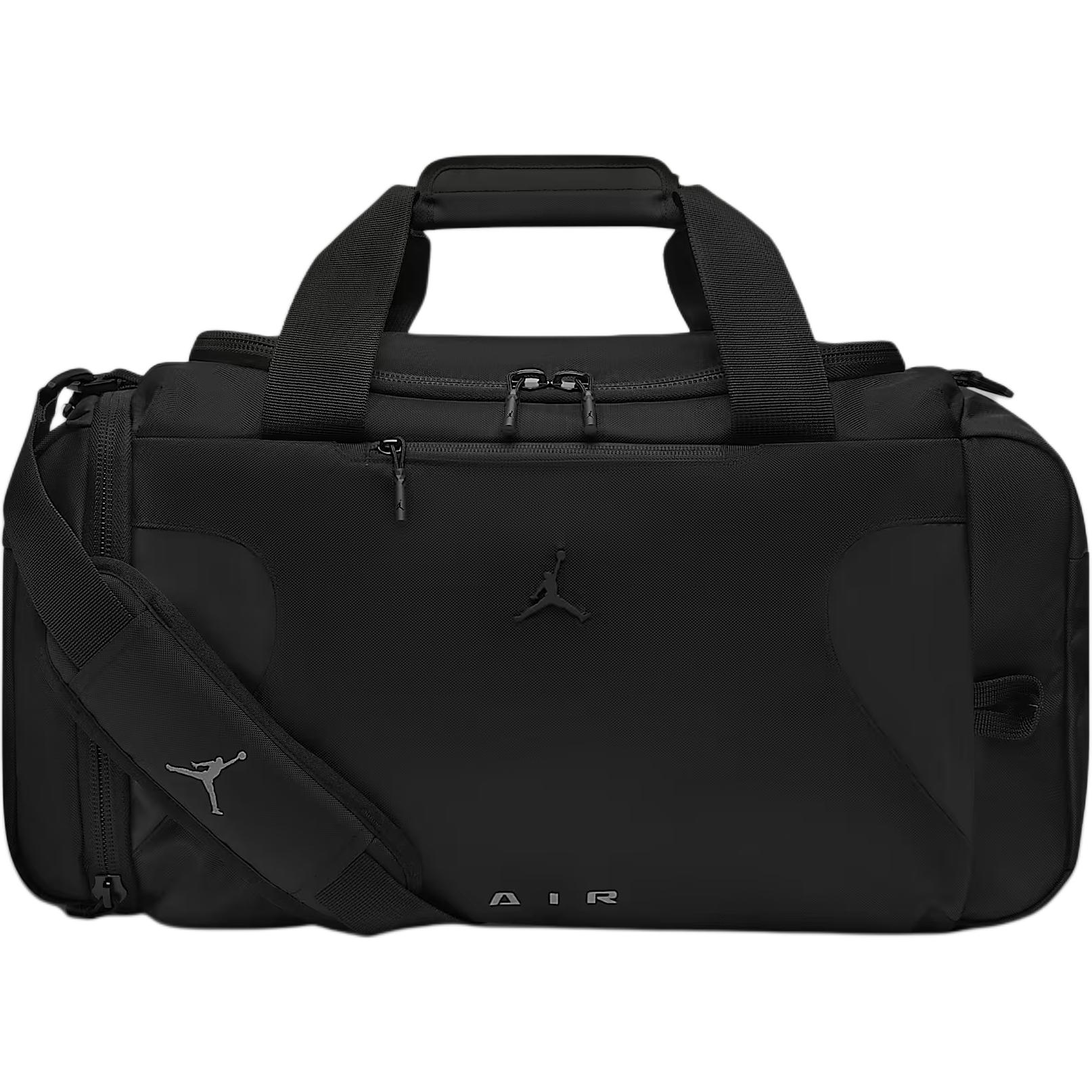 Jordan Men's Black Logo Large Capacity Polyester Travel Bag Bags Ir8395-010