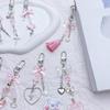 Cute Heart Butterfly Bowknot Charm Pendant Phone Straps Pocket Keychain Strap