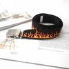 Pattern Flame Fashionable Metal Buckle Decoration Men Casual Woven Belt Canvas
