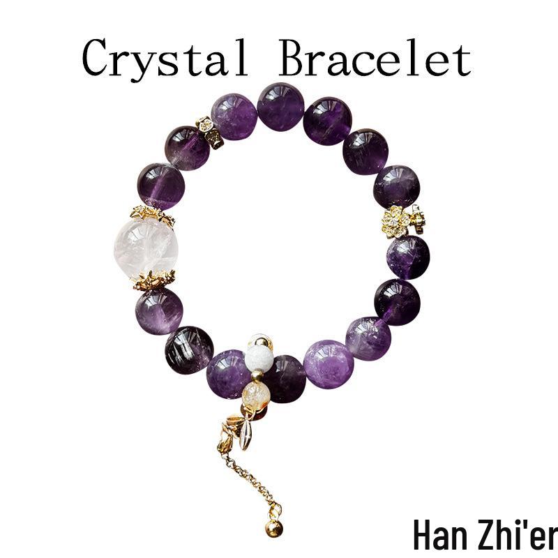 Han Qian er Versatile Amethyst Rose Quartz Bracelet ZB0040