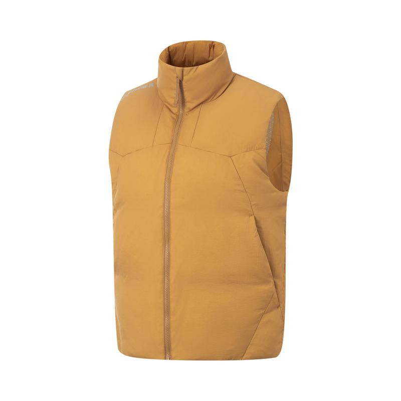 

Li Ning CF Outdoor Водоотталкивающий Теплый Свободный Пуховый Жилет из Утиного Пуха Унисекс жилет Коричневый AMRV033-2 XL