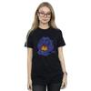 Disney Womens/Ladies Aladdin Cave Of Wonders Distressed Cotton Boyfriend T-Shirt