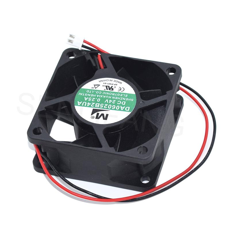 6025 60*60*25MM 6CM 24V 0.25A DA06025B24UA 2-Wire Converter Chassis Cooling Fan New Free Shipping
