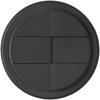 Americano "Eco" 350 ml thermal tumbler with spill-proof lid Solid black