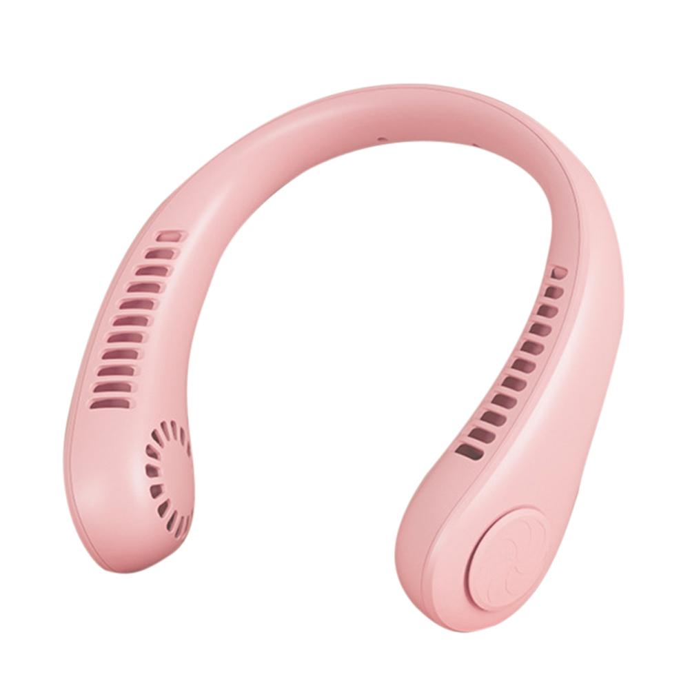 Ventilatore portatile da collo appeso Ventilatore silenzioso senza pale ricaricabile tramite USB Ventilatore climatizzatore per ventilatori sportivi Mini ventilatore elettrico wireless