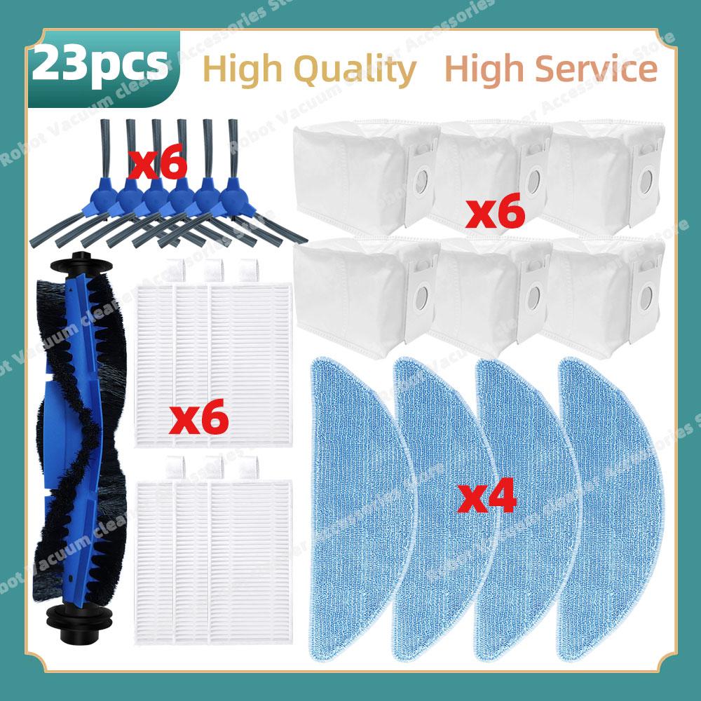Compatible For ( Conga 2290 Ultra 05661 ) Parts Main Side Brush Hepa Filter Mop Cloth Dust Bag Replacement  Accessories