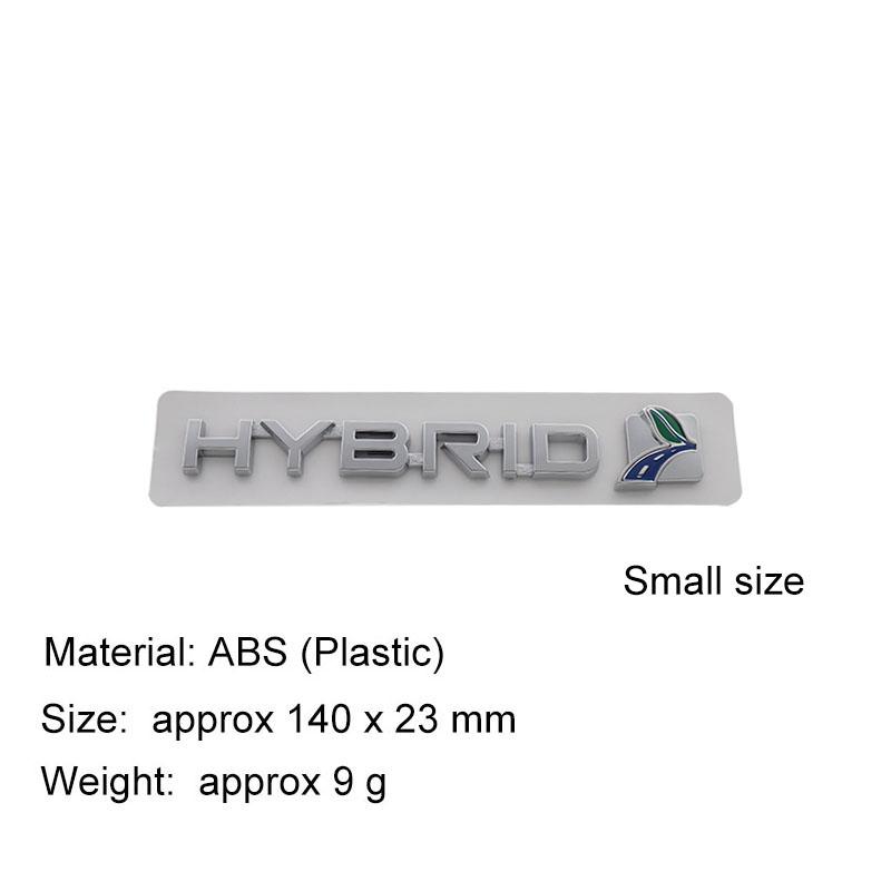 3D Premium HYBRID Eco Leaf Sticker Tail Bumper Badge Auto Rear Trunk Emblem Accessories Exterior Decoration