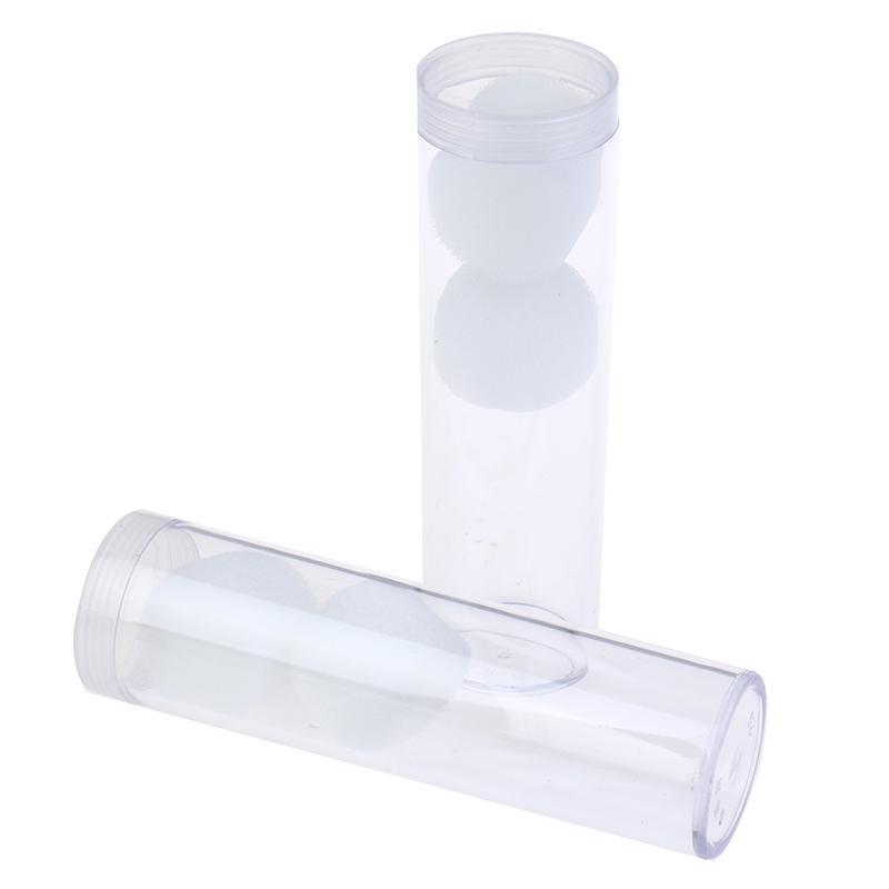 2 Pcs 25Mm Round Clear Plastic Coin Fits Quarter Dollar Storage Tubes Screw Home