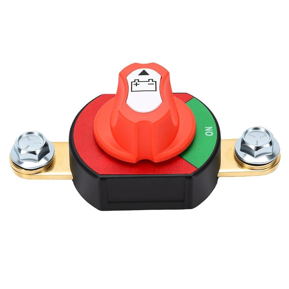 12V-24V Battery Kill Switch 300A Battery Shut Off Switch Durable Power Isolator Switch for Boat