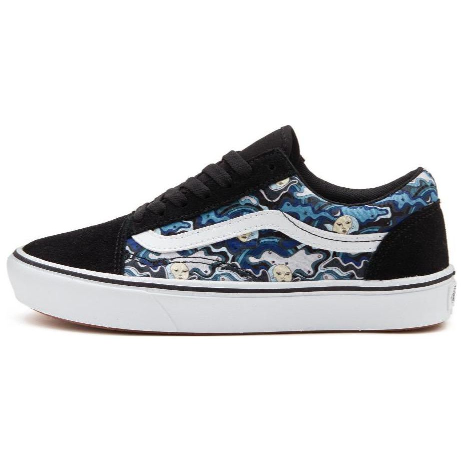 Vans Old Skool Comfi Kush Synthetic Leather Casual Low Top Skate Shoes Unisex Sneakers Black Blue VN0007NG448