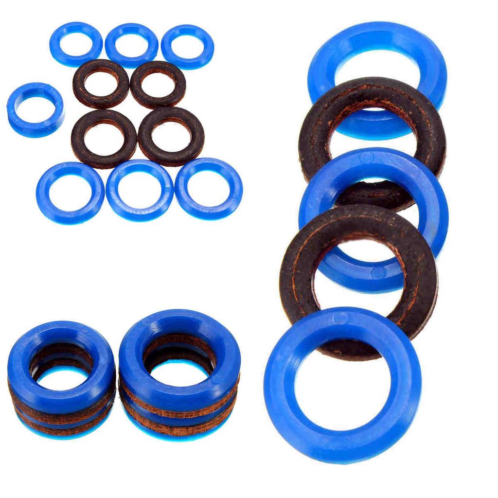 11Pcs Airless Spray Seal Ring Repair Set 244194 For Spraying Machine Blue&Black