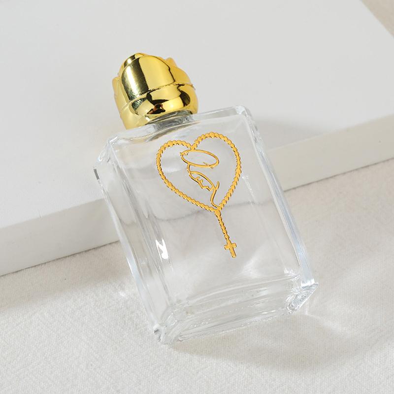 Prázdná láhev na svěcenou vodu Ježíšova láhev Náboženská láhev Křesťanské potřeby pro křest Plnitelné Přenosné kosmetické balení Prázdná láhev