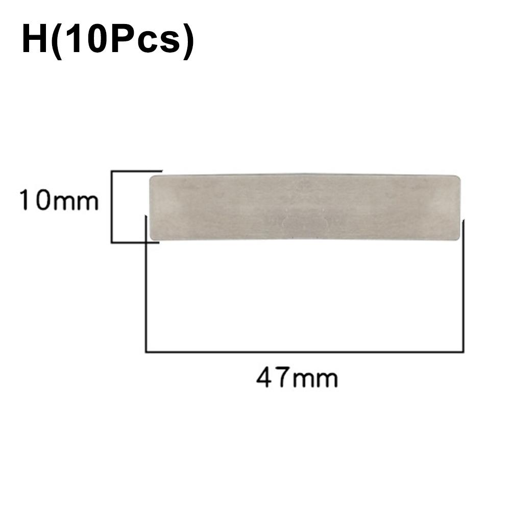 10 Stück Luftkompressor Ventilplatten Aluminiumblech Silber Für Luftkompressor Leise Ölfrei Maschine Kompressor Ventilplattensatz