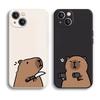 Cartoon-Tier Capybara Handyhülle Für Samsung Galaxy S10 S20 S21 S22 S23 S24 FE Plus Ultra Note 20 Paar-Paar Silikonhülle
