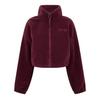 Gym King Womens/Ladies Logo Borg Cropped Jacket