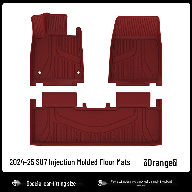 Eco-Friendly, Odorless, Waterproof TPE Floor Mats for 24-25 Xiaomi SU7
