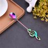 Musical Notes Spoon Stainless Steel Coffee Mixing Spoon Mug Teaspoons Kitchen Music Bar Tableware Creative Colorful Gift Spoon