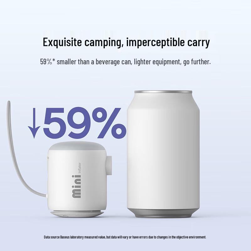 Baseus Tragbare kabellose Luftpumpe & Luftablasser mit Licht