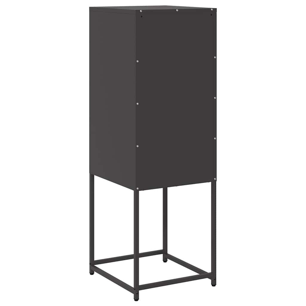Sideboard In Black 36 X 39 X 107 Cm Cold Rolled Steel