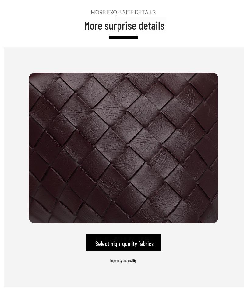 2024 New High-End Woven Handbag: Autumn/Winter Women's Bento Lunch Box Underarm Bag