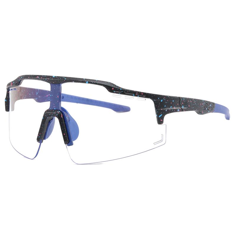 Riding Glasses Cycling Sunglasses Men Women Uv400 Color Change Sports Eyewear Fashion Bicycle Goggles Wrap Around Shades