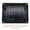 Junction Box, Zulkit Project Box IP65 Waterproof Outdoor Box ABS Plastic Electrical Boxes Electronic Enclosure Black 4.5 X 3.5 X 2.2 Inch(115 X 90 X