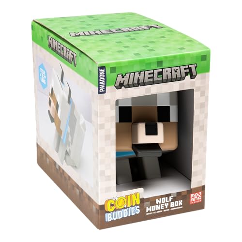 [Officially Licensed Product] [Goods] Minecraft Wolf Piggy Bank