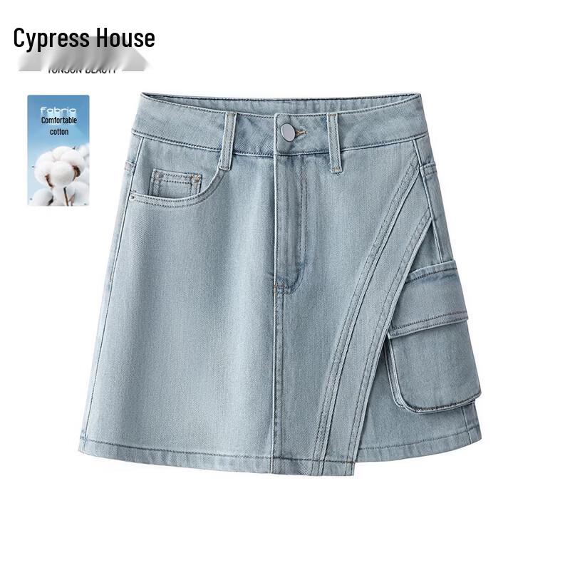 

Women s Slim-Fit Washed A-Line Denim Skort XL
