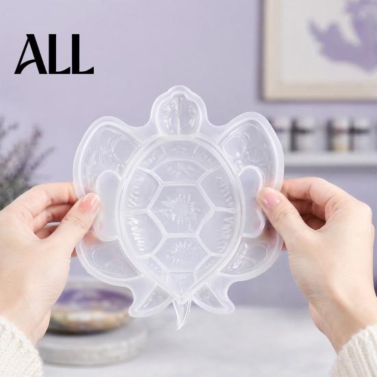 Reusable Silicone Mold for Resin Large Sea Turtle Mold, 3D Epoxy Casting, Detailed Marine High Quality Casting Animal Molds Wall Hanging Decoration,