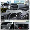Dashboard Central Middle Air AC Conditioning Outlet Vent Frame Decoration Cover Trim Accessories For Honda FIT JAZZ 2014 -
