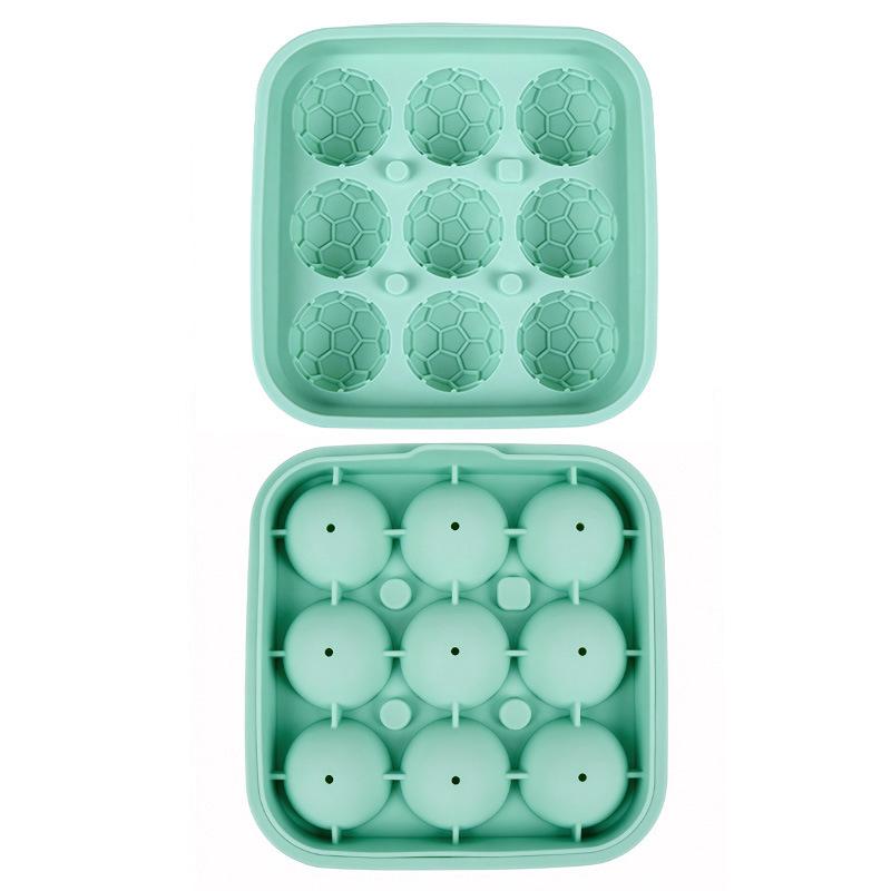 Ice Cube Shape Football Ice Cube Mold Silicone Football Silicone Ice Cube Mold Bar Whiskey Accessories Silicone Molds Gifts