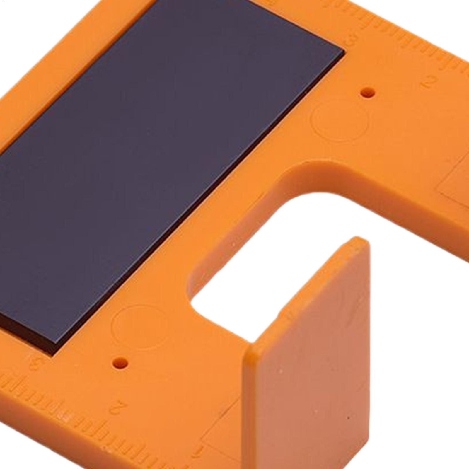 

Door Hinge Adjustment Tool Precise Magnetic Home Gadgets Cabinet Hinge Jig for Home Garage Panel Pocket Drawer Deck Installation CN