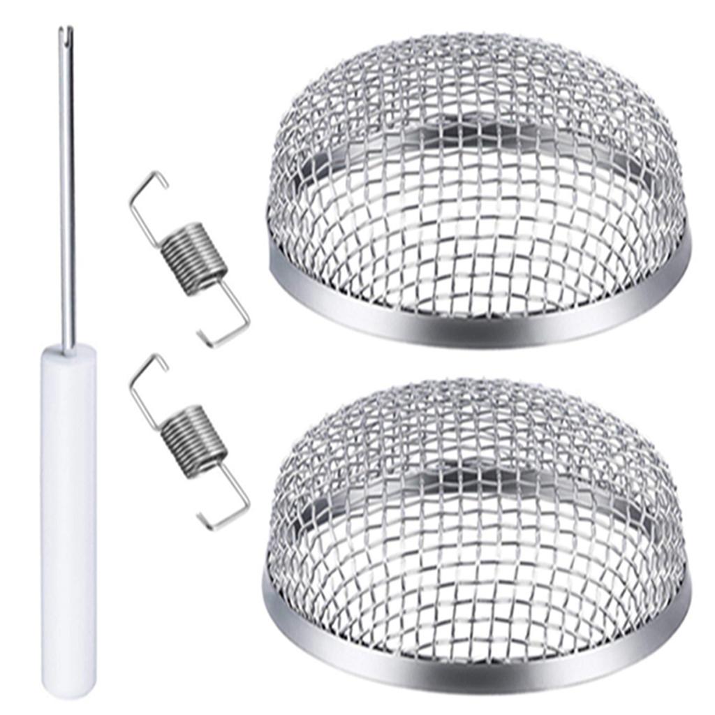 Edelstahl Fliegengitter RV Heizung Entlüftungsabdeckung Gitter mit Installationswerkzeug