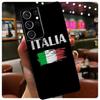 Flag Italy Phone Case For Samsung Galaxy S23 Ultra S21 S22 S24 S25 Ultra S9 S10 Plus S24 S25 FE Cover