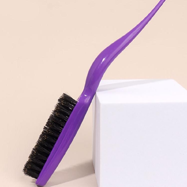 Boar Bristle Brush Comb Hair Teasing Brush for Women Men Salon Boar Bristle Comb