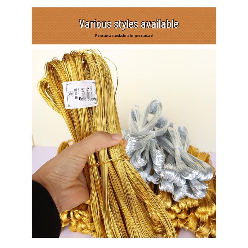 

Cloisonné Filigree Materials: Gold, Silver, Copper, Flat Wire & Oxidized Aluminum for Enamel and Sand Painting DIY Standard