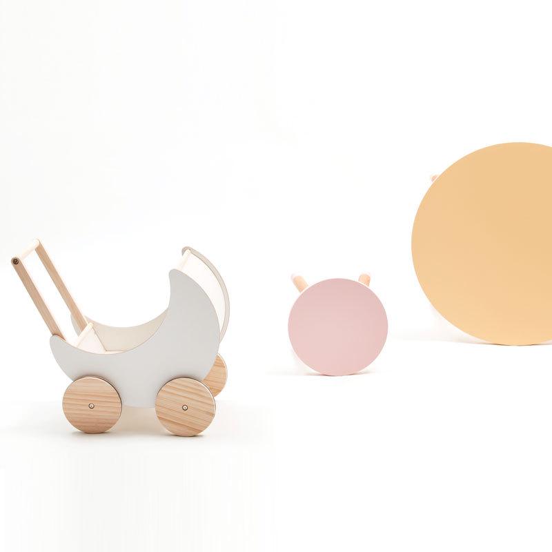 Bolin Nordic Style Round Kindergarten Chair