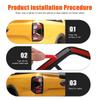 2x ABS plastic Matte balck Headlight Cover Trim Front Head Lamp Strip Headlamp Tail Lights Frame Fit for Ford Ranger T9 +