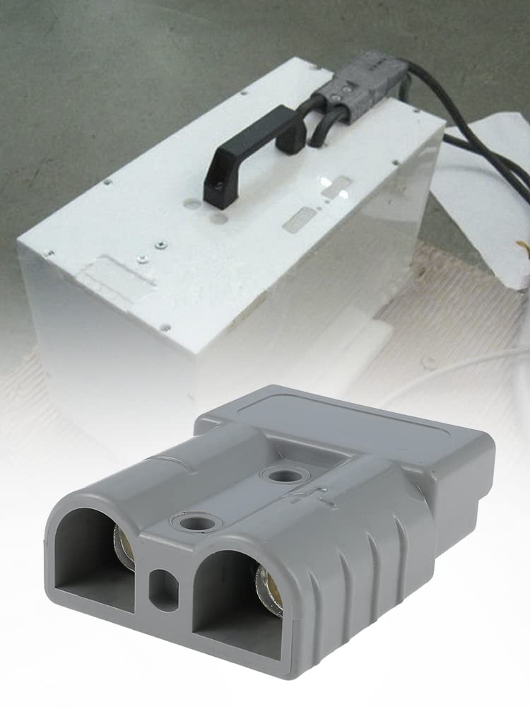 KindnessJP 10PCS 50A 600V Anderson Forklift UL94 V-0 Fire Protection Rated 12/10/8/7 AWG Quick