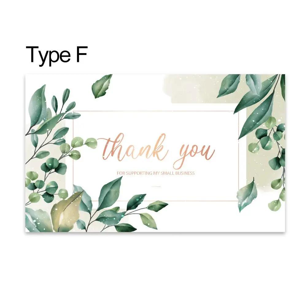 30pcs New Kraft Paper Cards Thank You For Your Order Card For Small Shop Gift Decoration Card For Small Business
