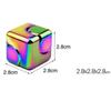 Square Decompression Spinning Top Dice Cube Anti-Anxiety Fingertip Toys Hand Fidget Spinner Vent Toys Flipo Flip For Children