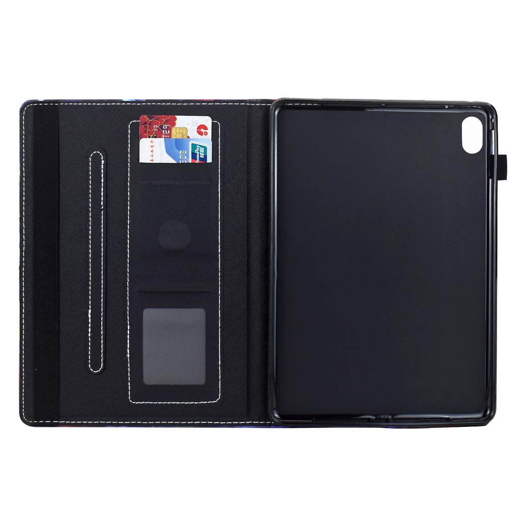 For iPad (2025)/10.9 (2022) Case Pattern Printing Tablet Cover Shockproof Leather Card Holder Stand Case