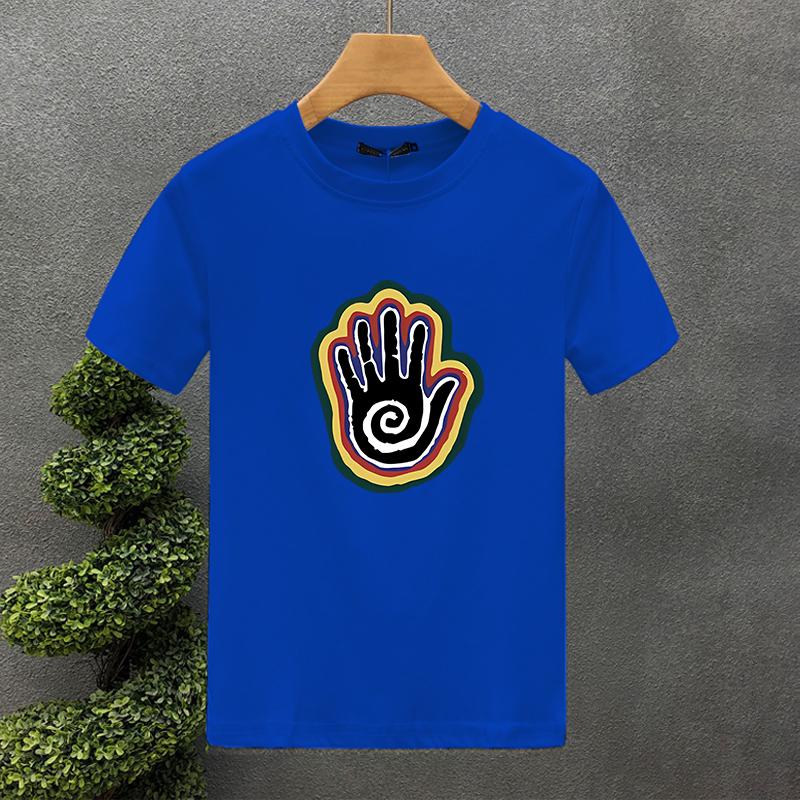 2025 Summer New For Women's/Men's Couples' Round Neck Sports Palm Printing Pattern T-shirt The Latest Hot Style High Quality