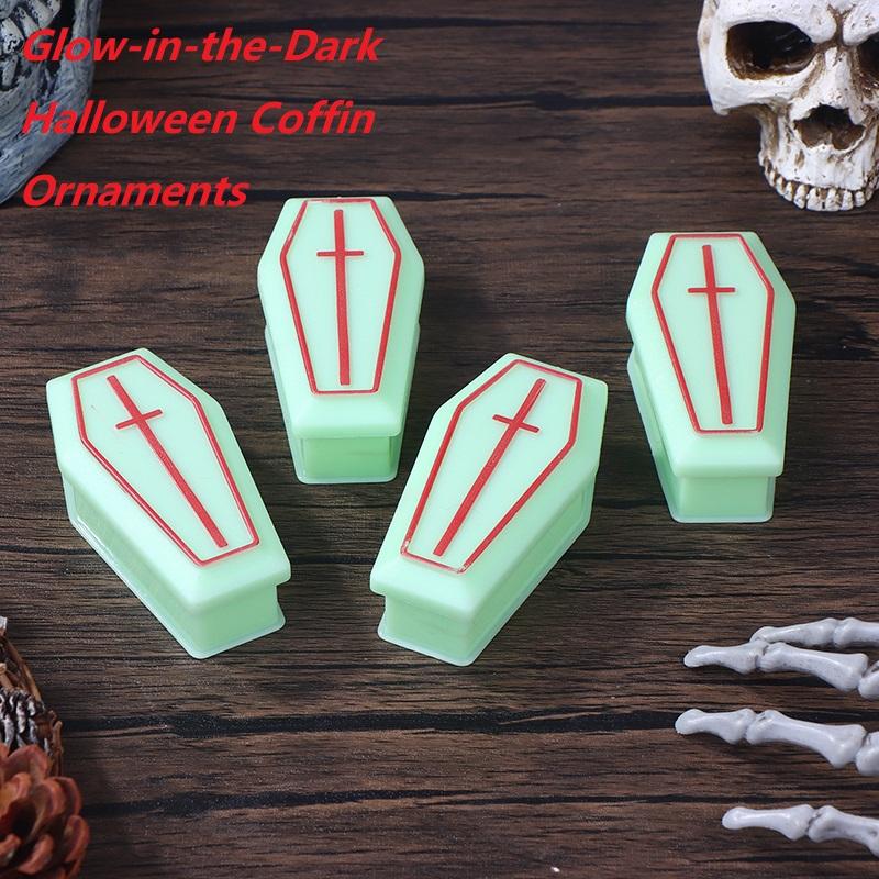 2/4 Stück Puppenhaus Halloween Sarg Box Skelett Mann Dekorative Ornament Modell Spielzeug Miniatur Streich Requisiten Box Modell Täuschungsrequisiten