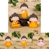 Adorable Resin Blessing Buddha Car Ornament For Home And Office Desk Decoration