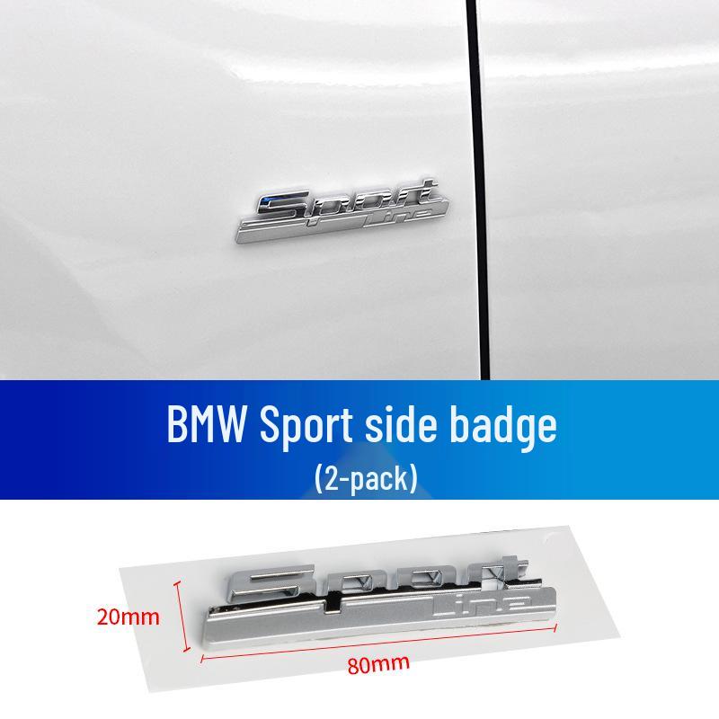 

Manshih Luxury Sport Car Emblem: Perfect for fender side, tail, and luxury sport lettering.