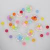 Şeker Rengi Plastik Boncuklar: Çocuk DIY Takıları, El Sanatları ve Oyuncak Tabanca Mermileri İçin Deliksiz Yuvarlak Zıplayan Toplar.