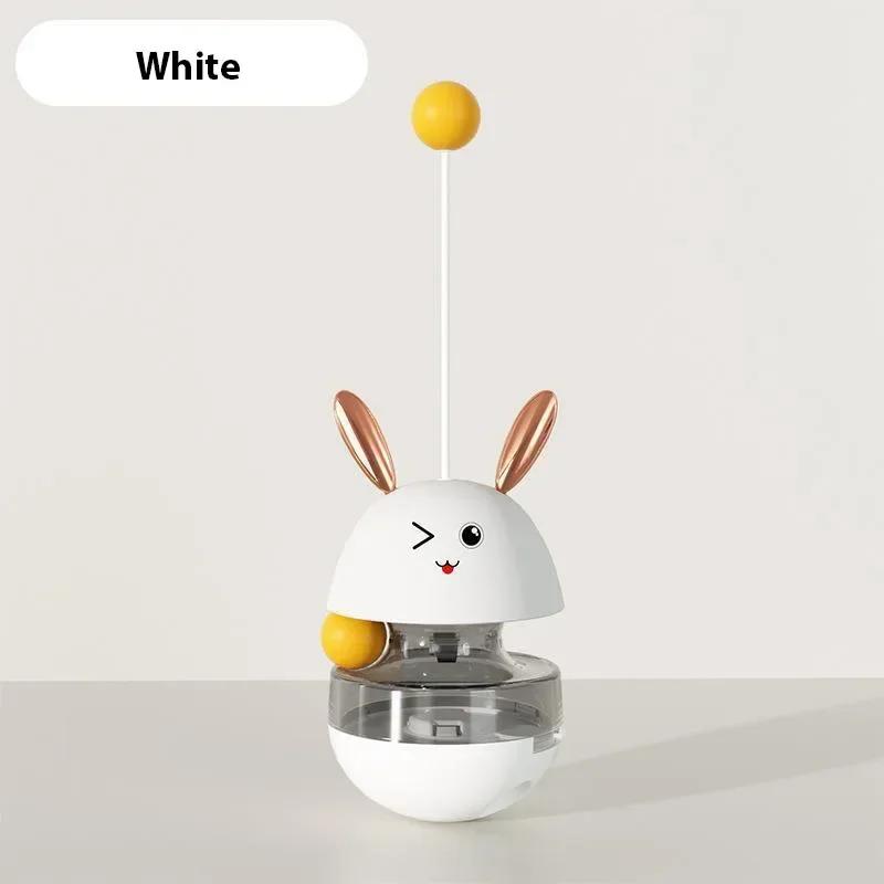 Tumbler Interaktives Katzenspielzeug Leckerli-Futterspender Spielzeug mit rollenden Bällen Lustiger Katzen-Slow-Feeder IQ-Trainingsball für Kätzchen